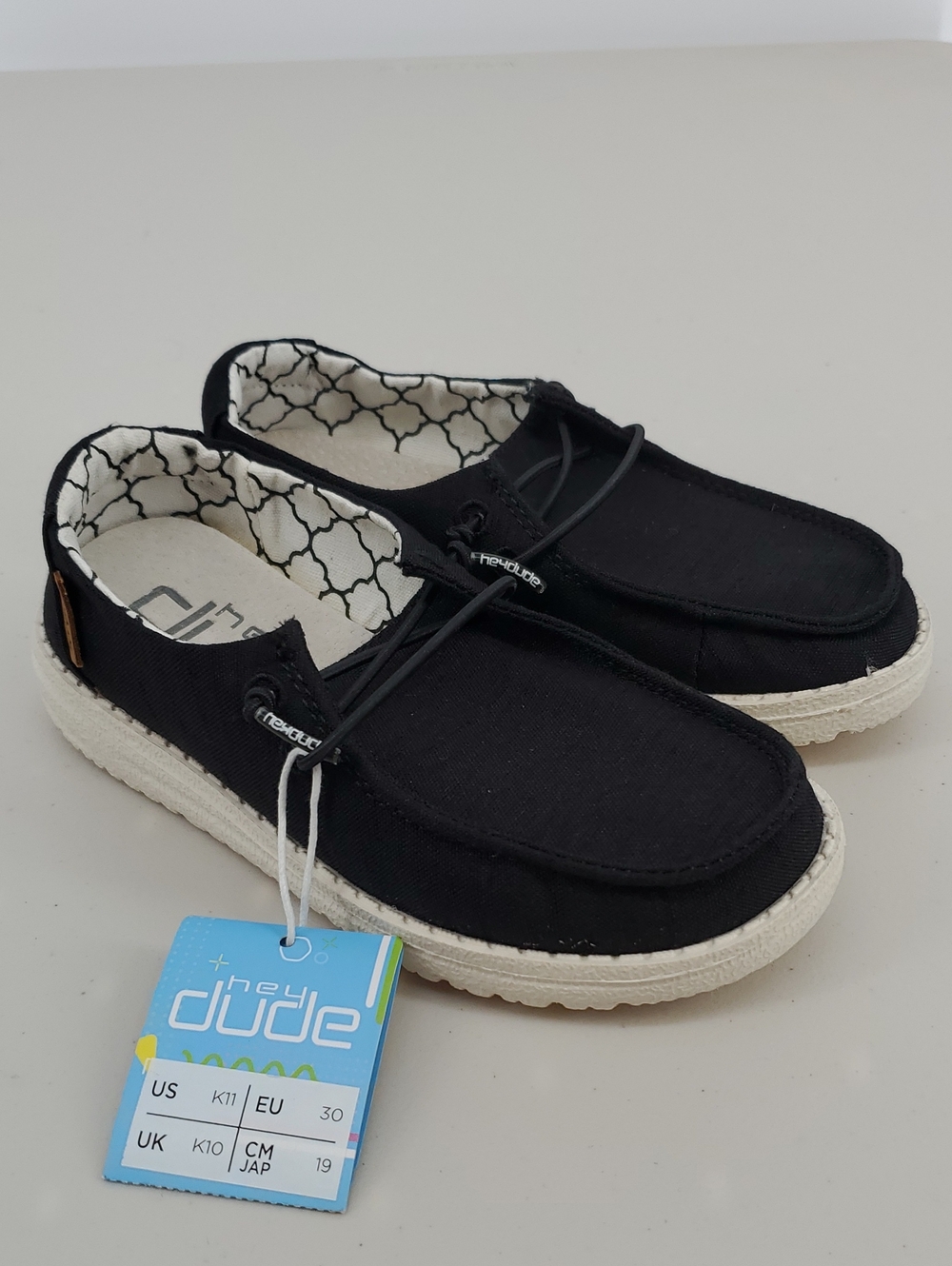 Hey Dude Wendy Youth Slip-On Canvas Shoes - Youth Size 11